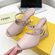 Fendi First Sandals Women Calf Leather Pink