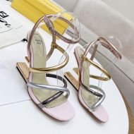 Fendi First Sandals Women Nappa Leather Pink