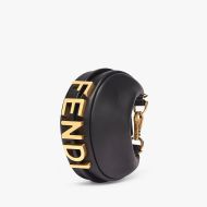 Fendi Nano Fendigraphy Hobo Bag In Calf Leather Black